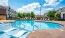 a swimming pool in a neighborhood