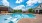 a swimming pool in a neighborhood